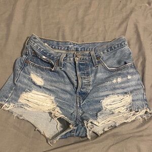 Levi’s Blue Denim Shorts